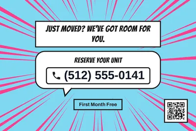 Comic pop · Phone Billboard: Just Moved? We've Got Room for You.