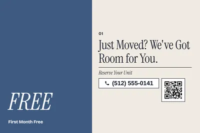 Contemporary · Big Offer: Just Moved? We've Got Room for You.