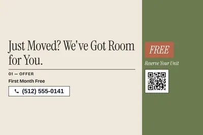 Contemporary · Checklist: Just Moved? We've Got Room for You.
