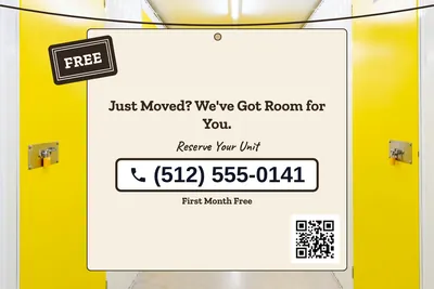Kraft and stamp · Phone Billboard: Just Moved? We've Got Room for You.
