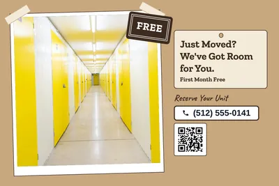 Kraft and stamp · Photo Hero: Just Moved? We've Got Room for You.