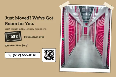 Kraft and stamp · Split: Just Moved? We've Got Room for You.