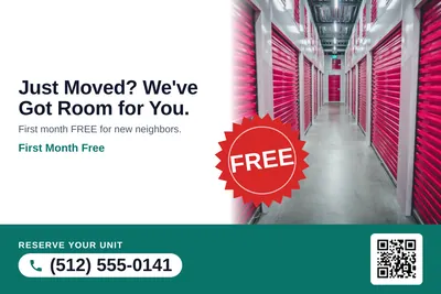 Local Offer · Seal and Photo: Just Moved? We've Got Room for You.