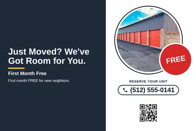 Local Offer · Split Panel: Just Moved? We've Got Room for You.
