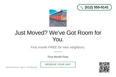Minimal White · Centered Elegant: Just Moved? We've Got Room for You.