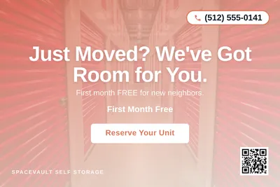 Modern Gradient · Centered Stack: Just Moved? We've Got Room for You.