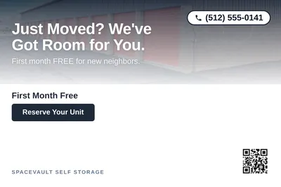 Modern Gradient · Top-Down Fade: Just Moved? We've Got Room for You.