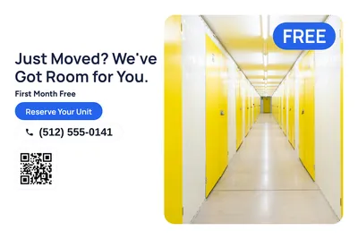 Modern · Photo Hero: Just Moved? We've Got Room for You.