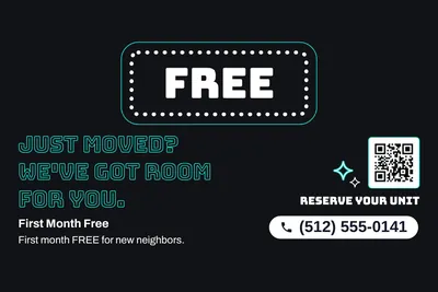Neon night · Big Offer: Just Moved? We've Got Room for You.