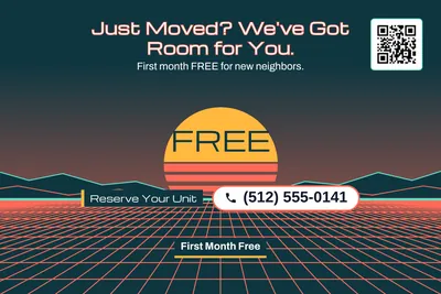 Synthwave · Big Offer: Just Moved? We've Got Room for You.