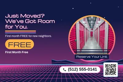 Synthwave · Photo Frame: Just Moved? We've Got Room for You.