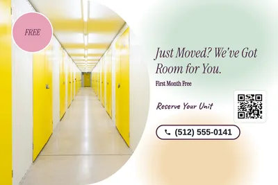 Soft watercolour · Photo Hero: Just Moved? We've Got Room for You.