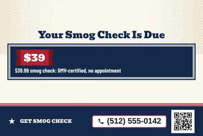 Vintage Americana · Offer Menu: Your Smog Check Is Due
