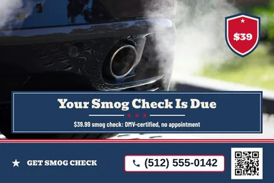 Vintage Americana · Photo Hero: Your Smog Check Is Due