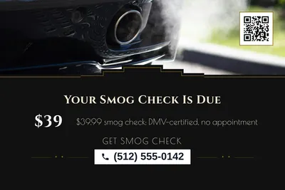 Art deco · Photo Hero: Your Smog Check Is Due