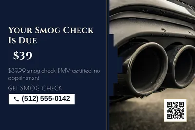 Art deco · Split: Your Smog Check Is Due