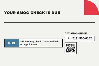 Bauhaus · Coupon: Your Smog Check Is Due