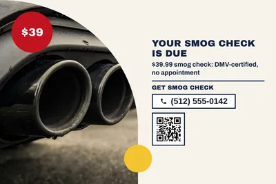 Bauhaus · Split: Your Smog Check Is Due