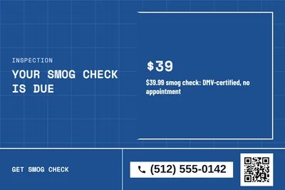 Blueprint · Checklist: Your Smog Check Is Due