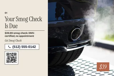 Contemporary · Photo Hero: Your Smog Check Is Due