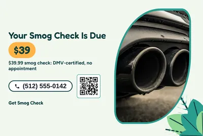 Jungle · Photo Frame: Your Smog Check Is Due