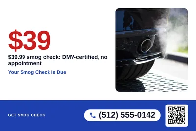 Local Offer · Big Offer: Your Smog Check Is Due