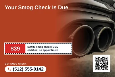 Local Offer · Coupon: Your Smog Check Is Due