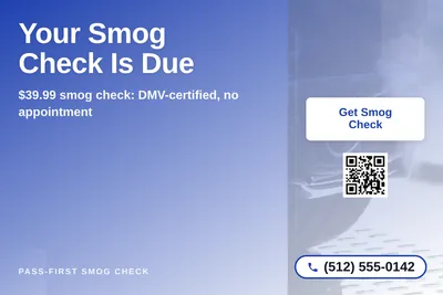 Modern Gradient · Asymmetric Blocks: Your Smog Check Is Due