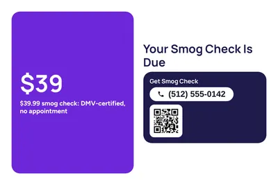 Modern · Big Offer: Your Smog Check Is Due