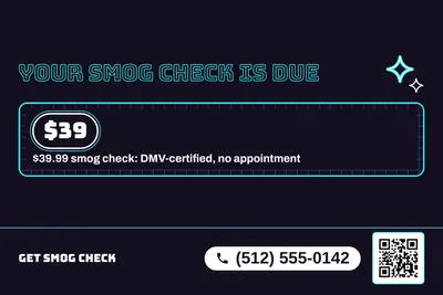 Neon night · Checklist: Your Smog Check Is Due