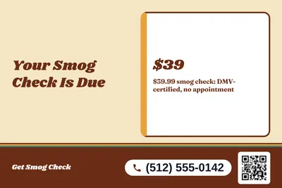 Retro 70s · Checklist: Your Smog Check Is Due