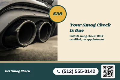 Retro 70s · Split: Your Smog Check Is Due