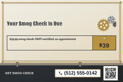 Steampunk · Coupon: Your Smog Check Is Due