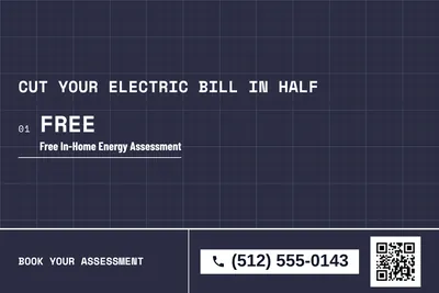 Blueprint · Offer Menu: Cut Your Electric Bill in Half