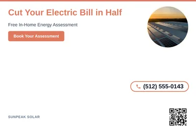 Clean Photo · Circle Photo Accent: Cut Your Electric Bill in Half