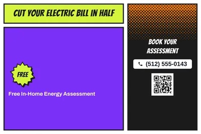 Comic pop · Offer Menu: Cut Your Electric Bill in Half
