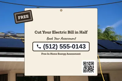 Kraft and stamp · Phone Billboard: Cut Your Electric Bill in Half