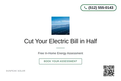 Minimal White · Centered Elegant: Cut Your Electric Bill in Half