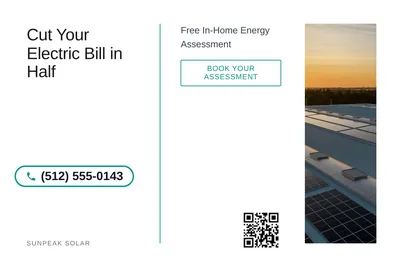 Minimal White · Split Vertical: Cut Your Electric Bill in Half