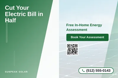 Modern Gradient · Diagonal Split: Cut Your Electric Bill in Half