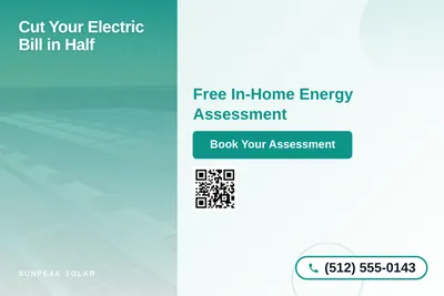 Modern Gradient · Side Stripe: Cut Your Electric Bill in Half