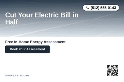 Modern Gradient · Top-Down Fade: Cut Your Electric Bill in Half