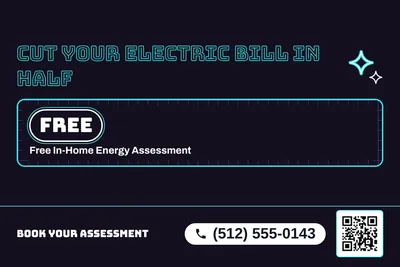 Neon night · Checklist: Cut Your Electric Bill in Half