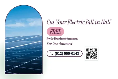 Soft watercolour · Checklist: Cut Your Electric Bill in Half