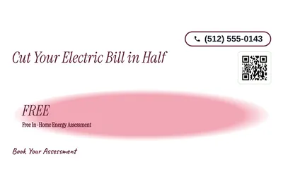 Soft watercolour · Offer Menu: Cut Your Electric Bill in Half