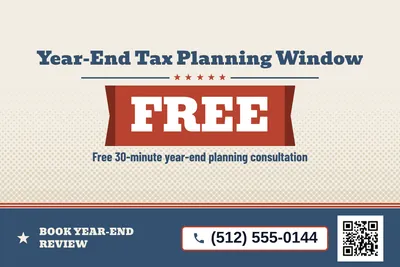 Vintage Americana · Big Offer: Year-End Tax Planning Window