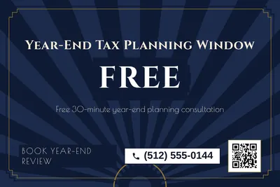 Art deco · Big Offer: Year-End Tax Planning Window