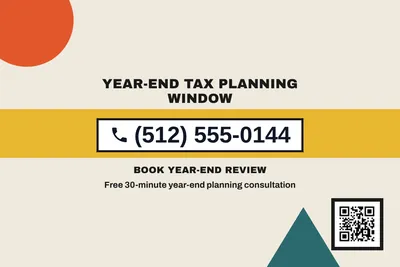 Bauhaus · Phone Billboard: Year-End Tax Planning Window