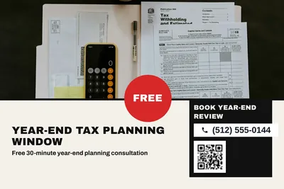 Bauhaus · Photo Hero: Year-End Tax Planning Window