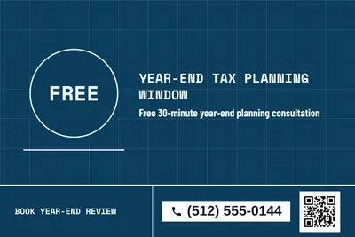 Blueprint · Big Offer: Year-End Tax Planning Window